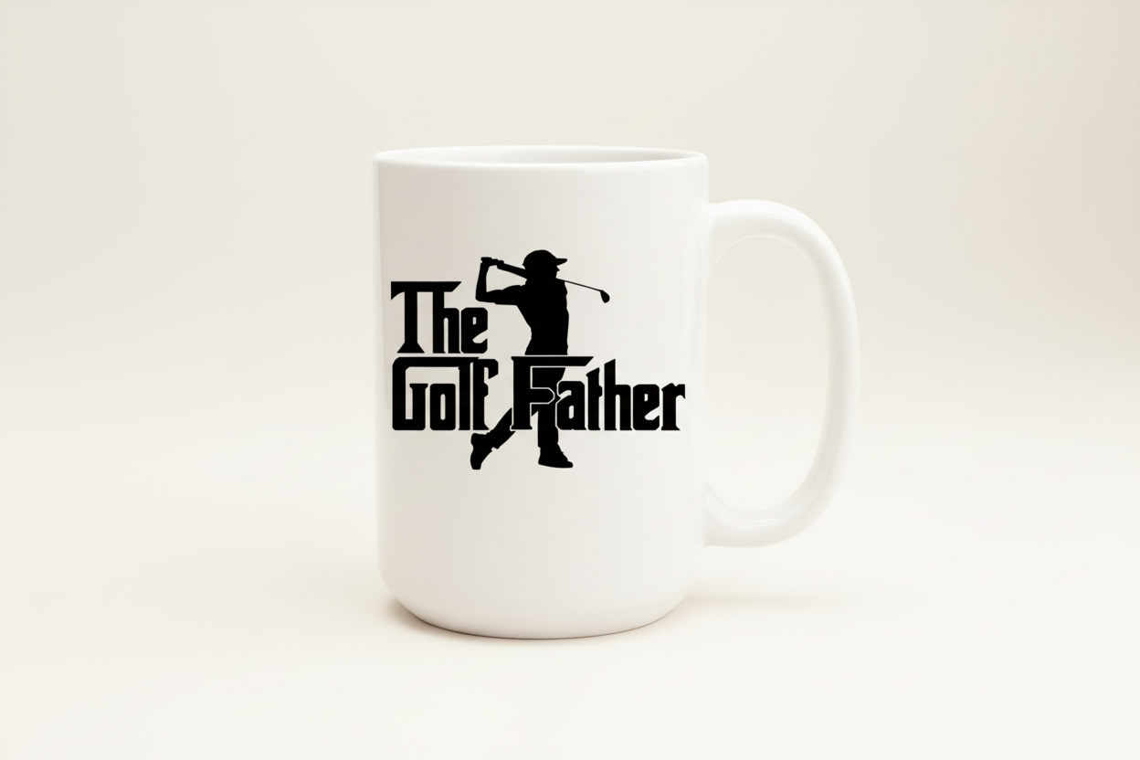The Golf Father, Dad Gift, Coffee Mug