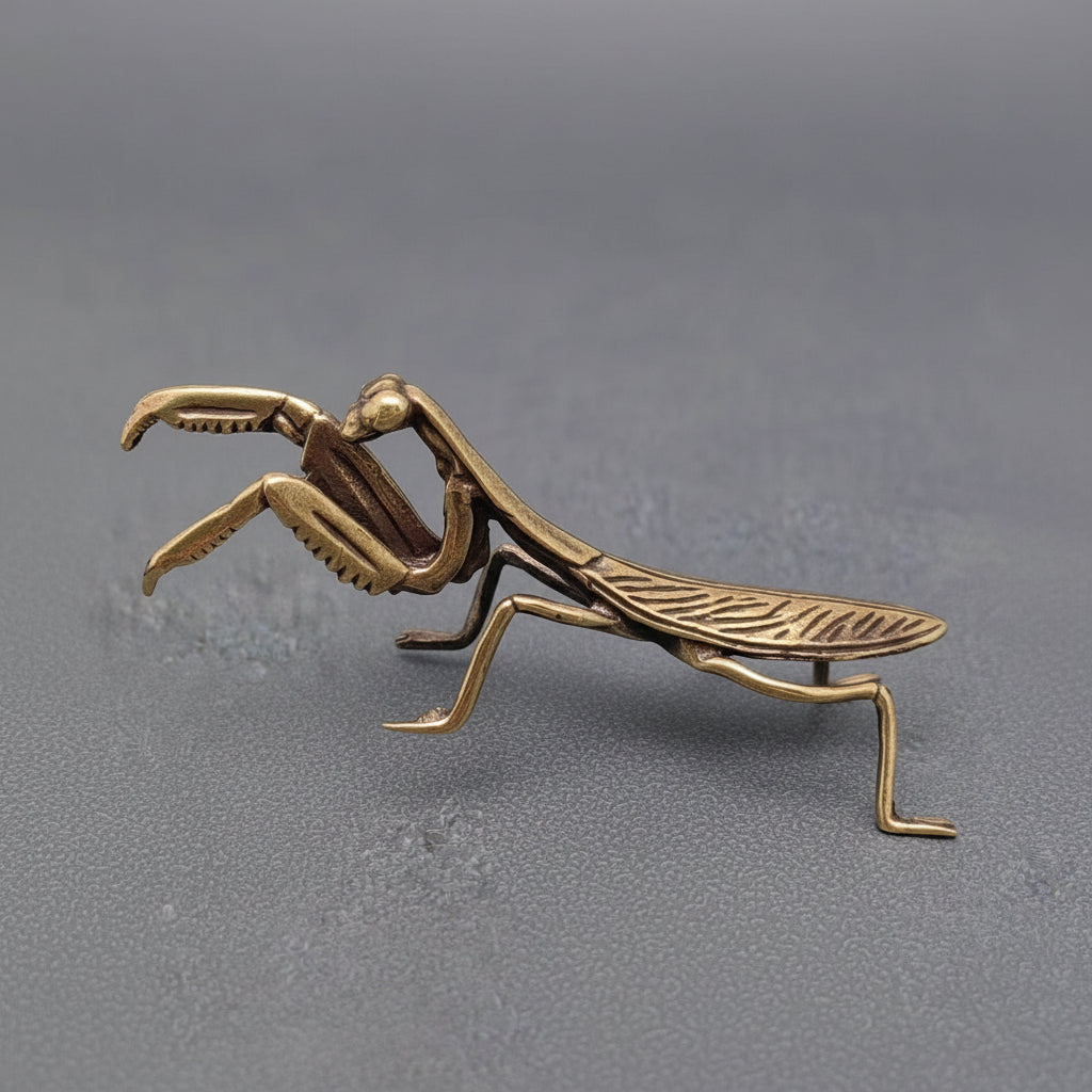 Brass Mantis Desktop Ornaments Decoration