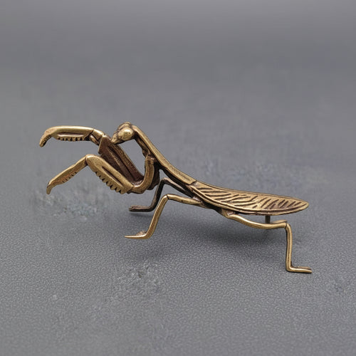 Brass Mantis Desktop Ornaments Decoration
