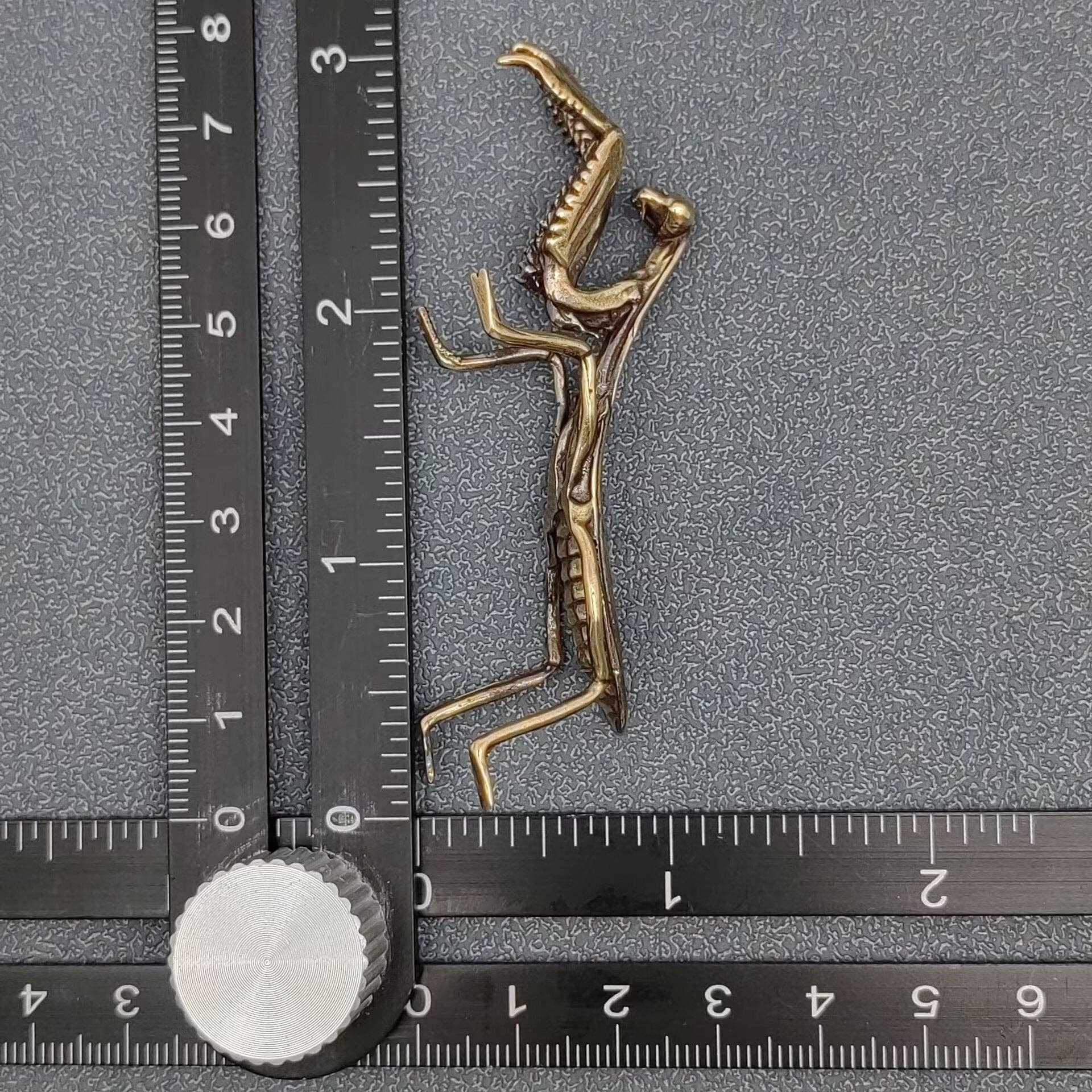 Brass Mantis Desktop Ornaments Decoration