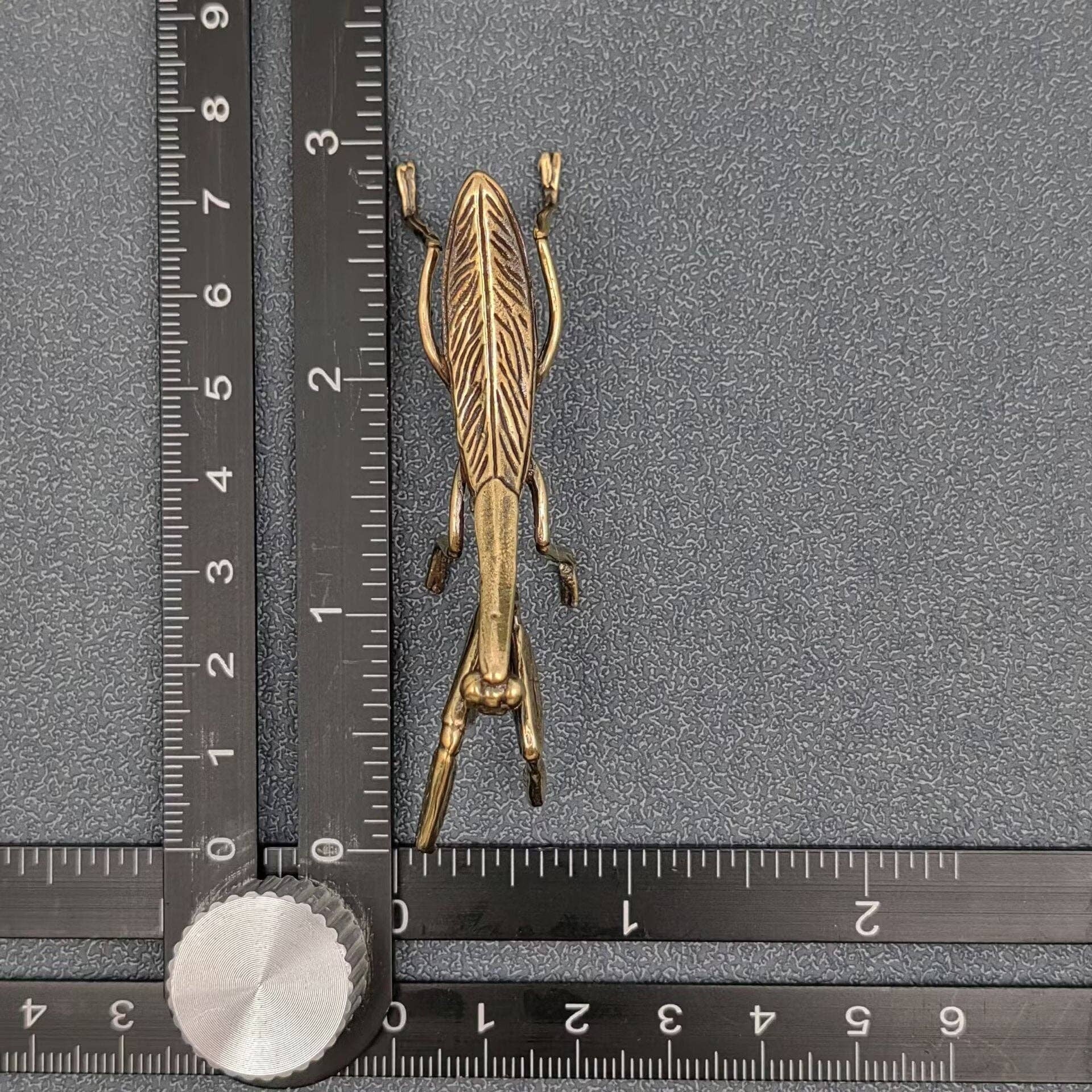 Brass Mantis Desktop Ornaments Decoration