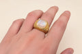 Tiger's Eye Pink Crystal Rings