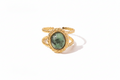 Inlaid Stone Rings - FGS/CS: 3 | 18K Gold-plated Stainless Steel