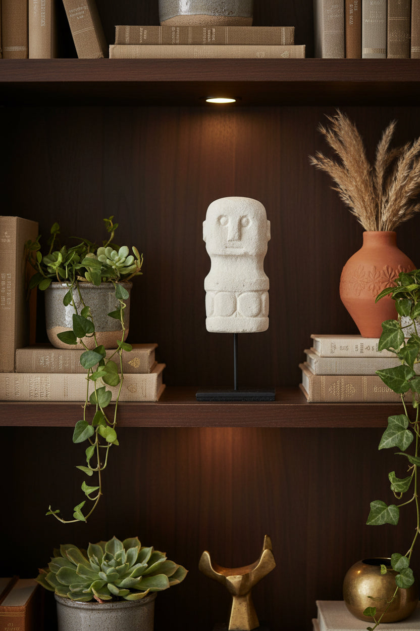 The Sumba Sand Stone Man on Stand
