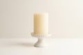 White Scalloped Pedestal | 5.5”