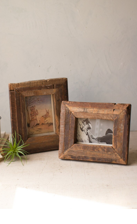 Recycled Wooden Photo Frame