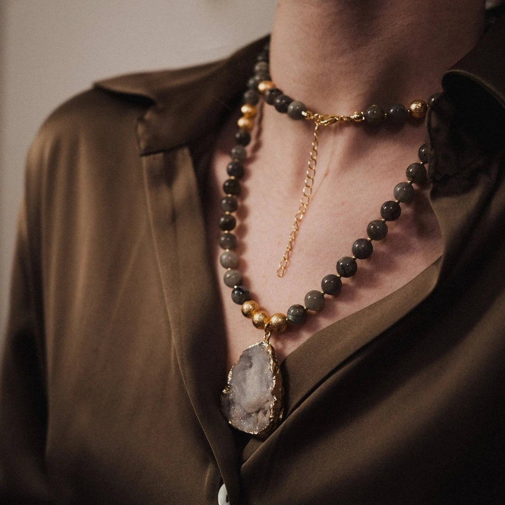 PHOEBE´S - Labradorite necklace, bohemian necklace: Labradorite