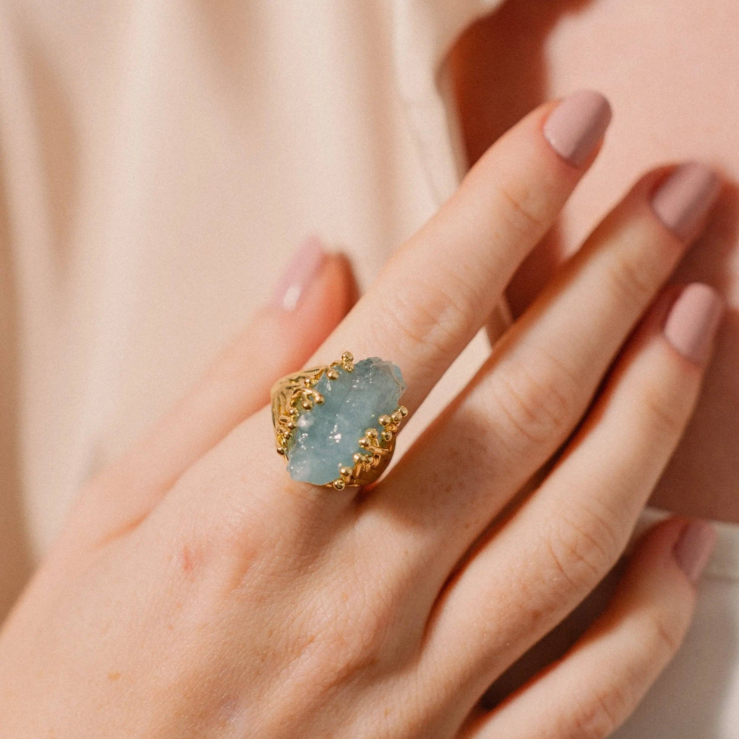PHOEBE´S - Gemstone rings: Aquamarine
