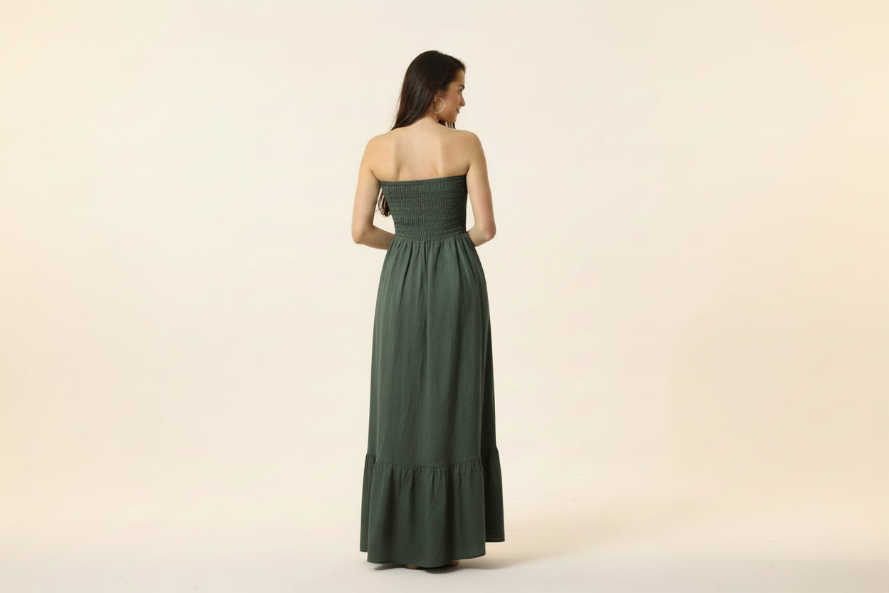 100% Linen Word Of Honor Dresses