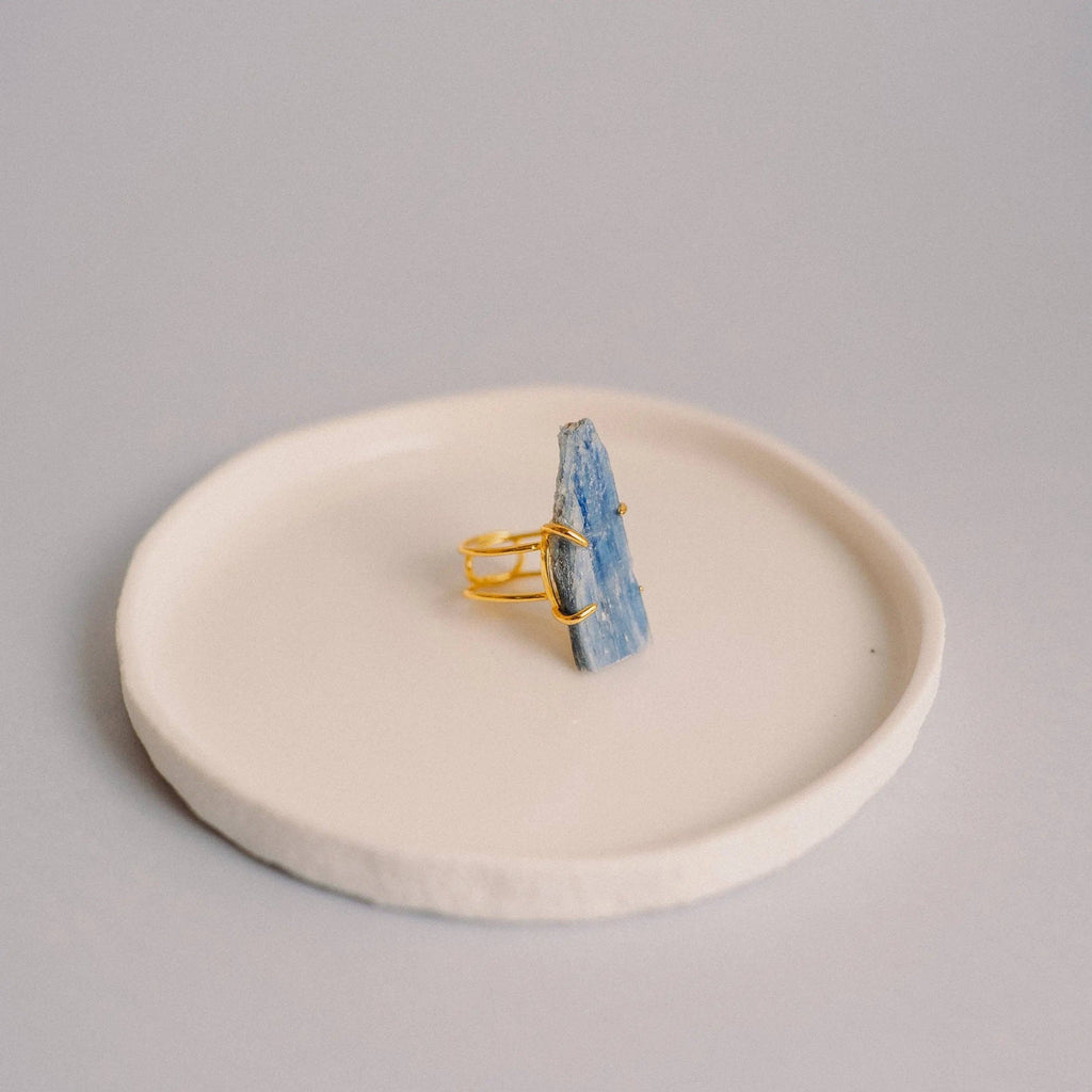 PHOEBE’S Kyanite Necklace &amp; Ring Set | Balance Stone Collection