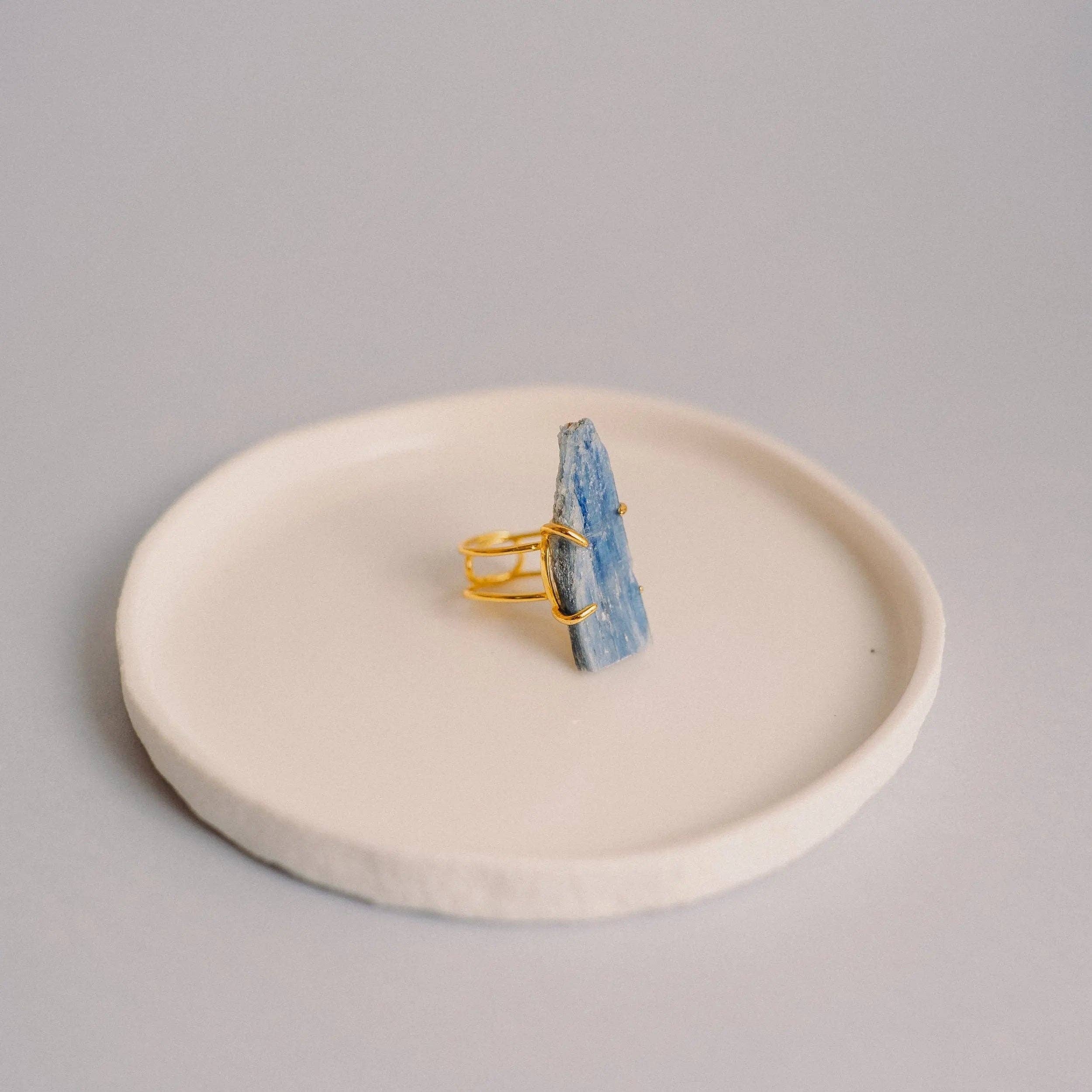 PHOEBE’S Kyanite Necklace &amp; Ring Set | Balance Stone Collection
