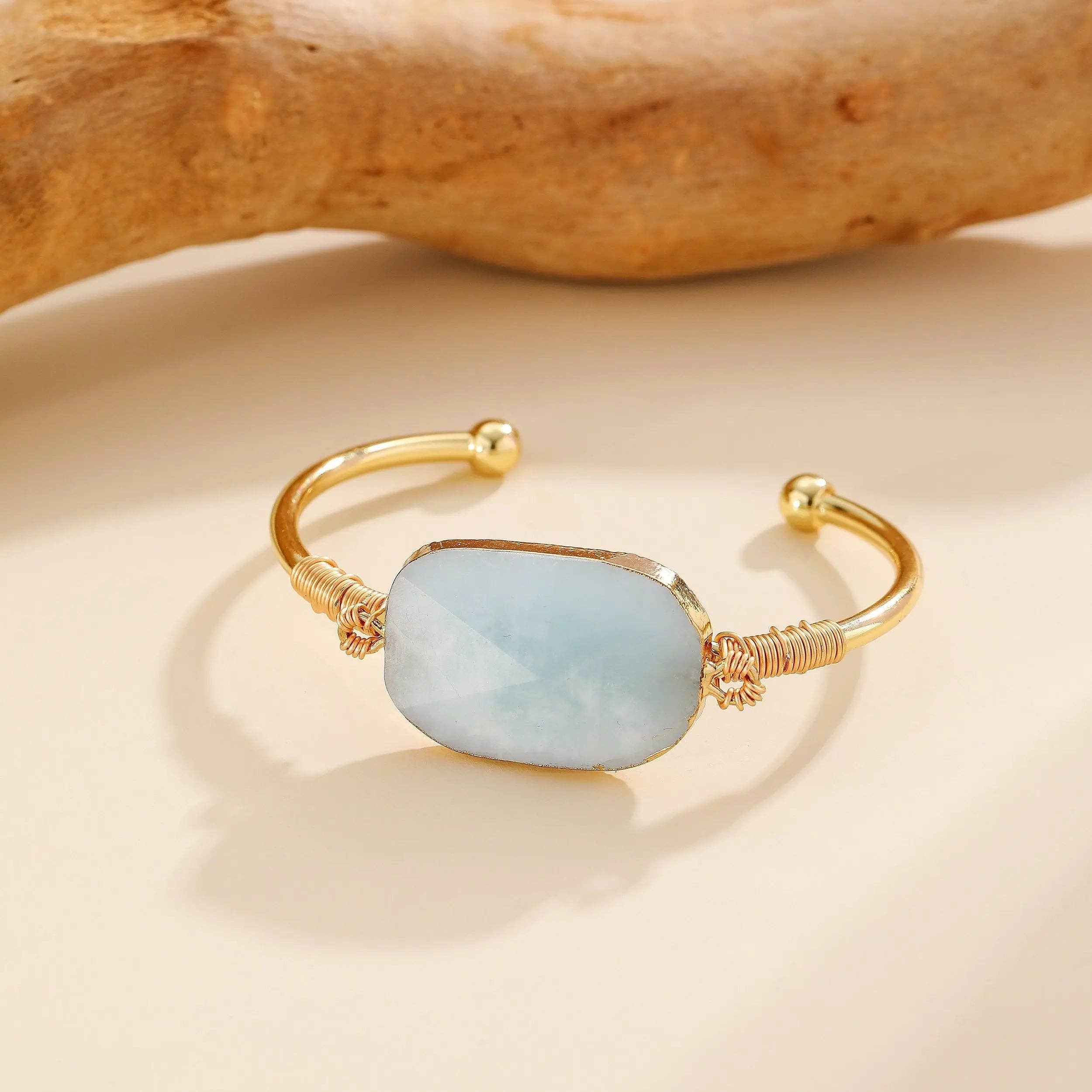 PHOEBE´S - Pulsera de aguamarina: Aquamarine
