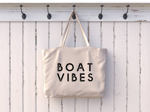 Boat Vibes Tote Large Bag