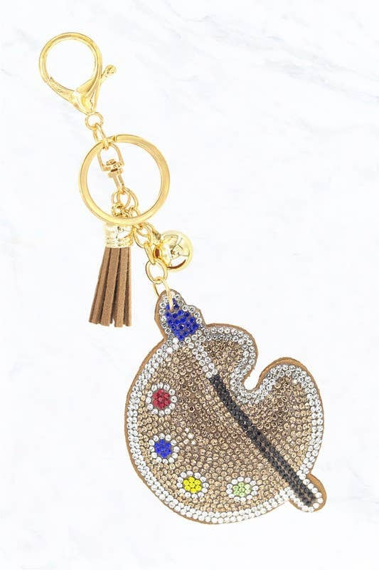 Paint Palette Keychain