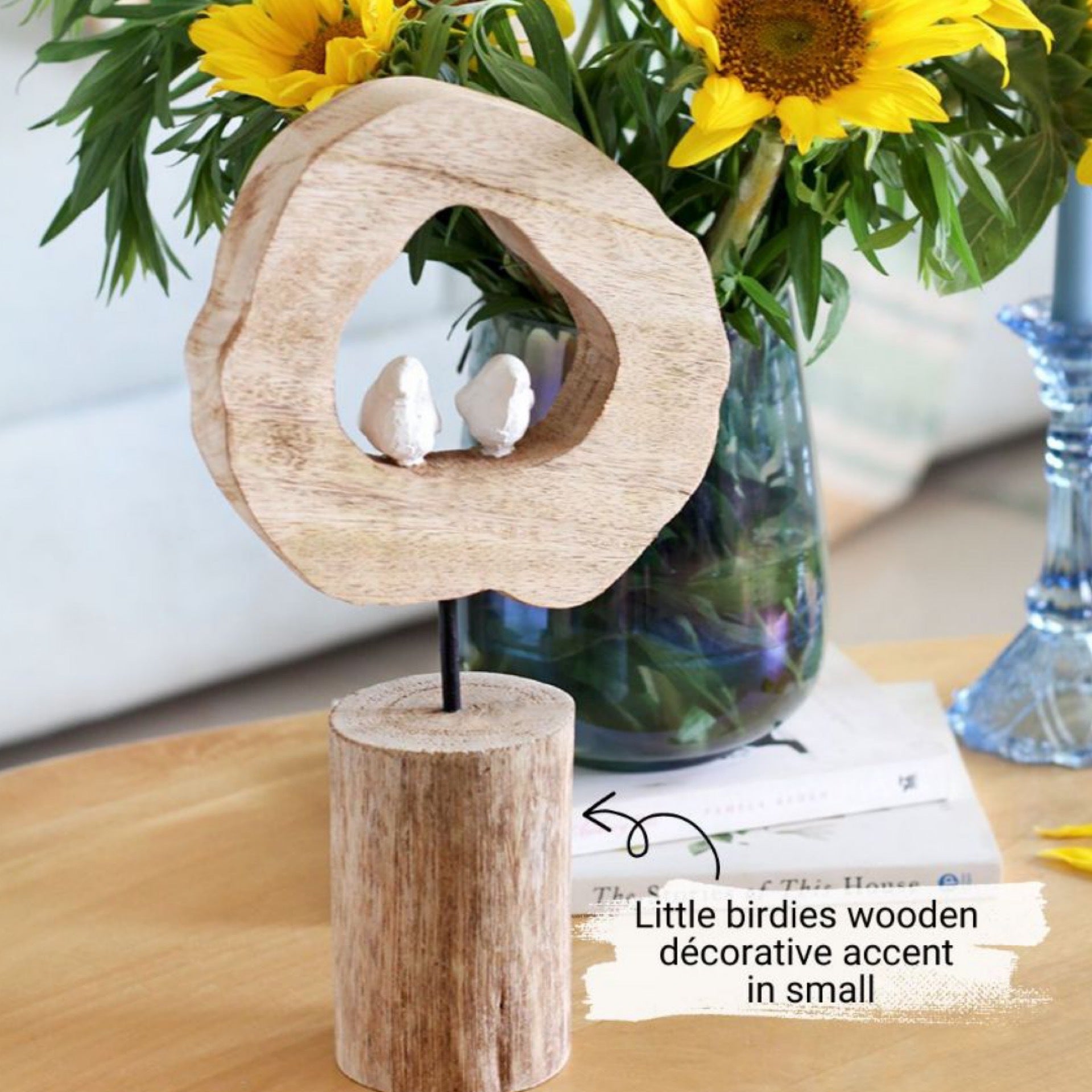 Little Birdies Wooden Decorative Accent (SM)