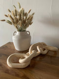Hand Carved Wood Chain | 5 links