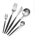 Moderna Flatware Onyx Silver Service for 4