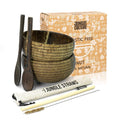 Jungle Culture - Coconut Bowls - Eco Coconut Shell Bowl Set (Two Bowls)