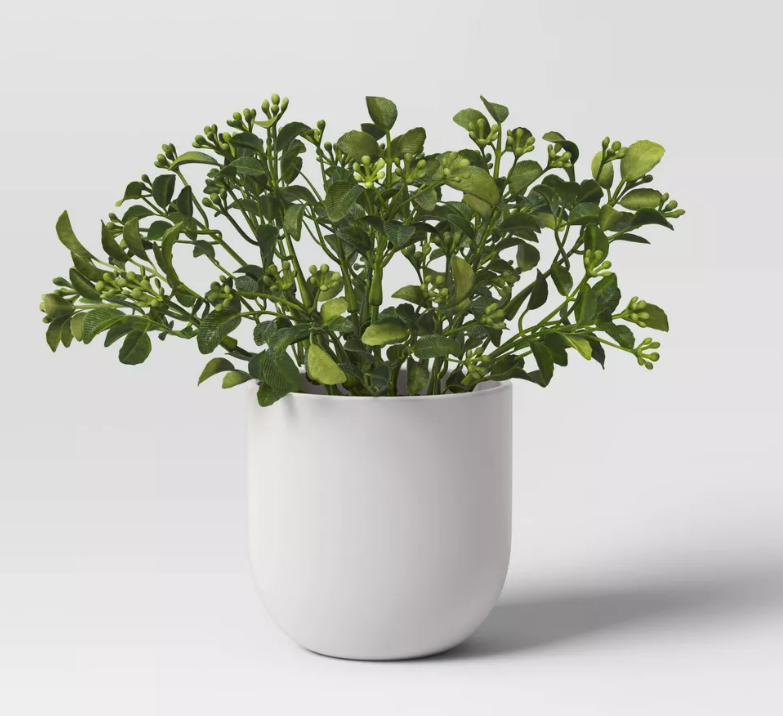 Artificial Mini Boxwood Arrangement Green