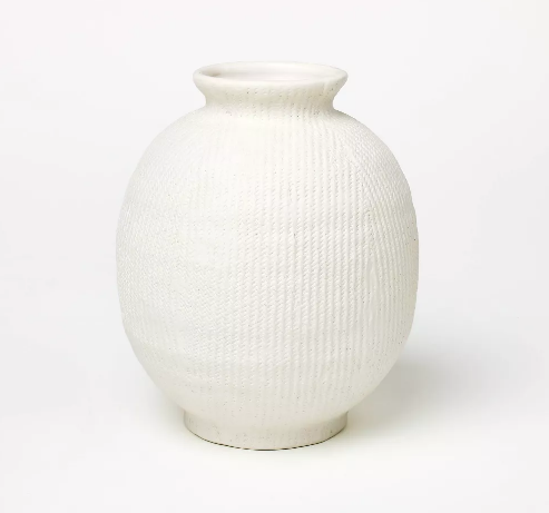 Ceramic Knitted Textured Decorative Vase