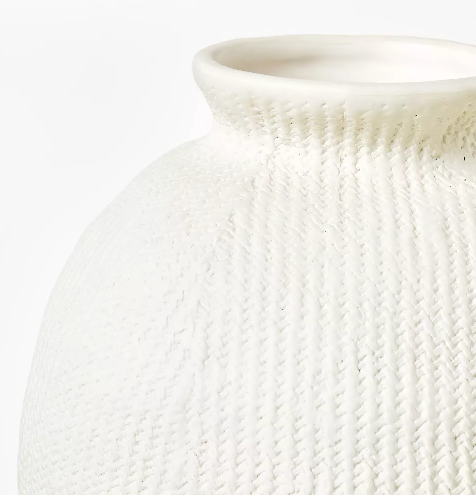 Ceramic Knitted Textured Decorative Vase