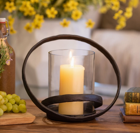 Orbits Tabletop Hurricane (Candle Holders)