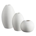 Bisque White Matte Vase Sets/3
