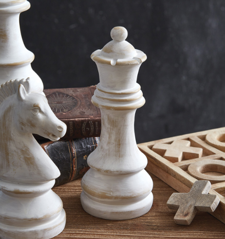 Resin Chess Sculpture - Queen