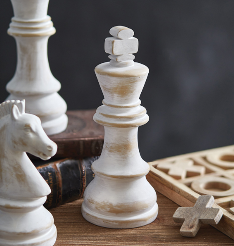Resin Chess Sculpture - King