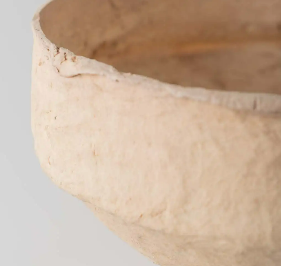 Fabric Mache Footed Bowls | Large
