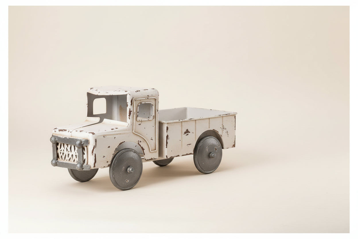 White Truck Planter