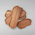 Wooden Organic Shaped Tray