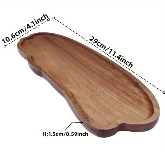 Wooden Organic Shaped Tray