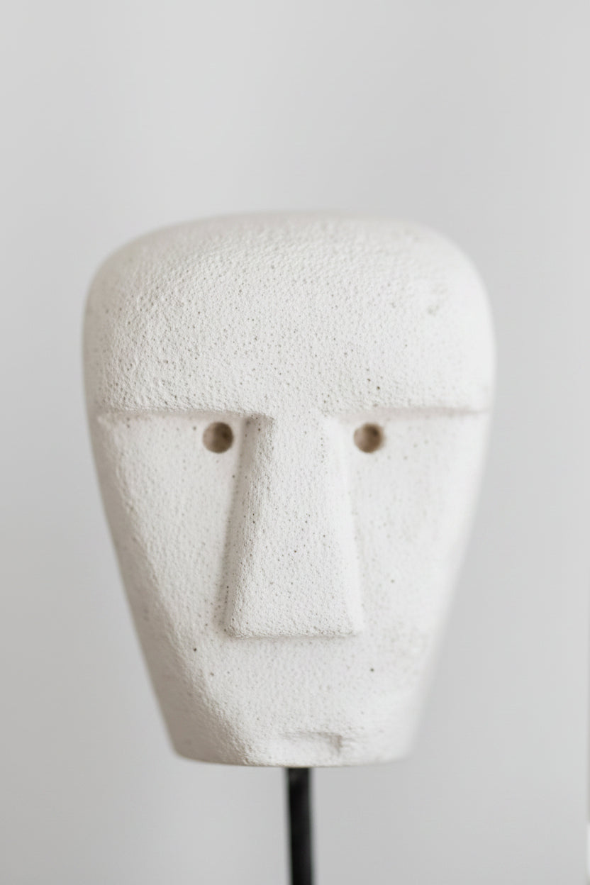 Mini Sandstone Face Sculpture