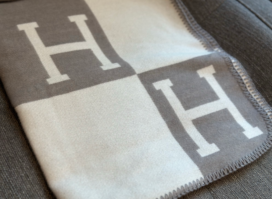 H Inspired 3pc Throw and Pillow