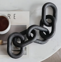 Black Wooden 5 Chain Link