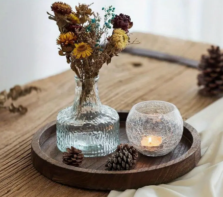 Decorative Candle Holder Tray