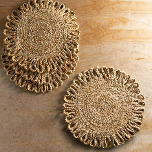 Jute Placemat - Round Regular