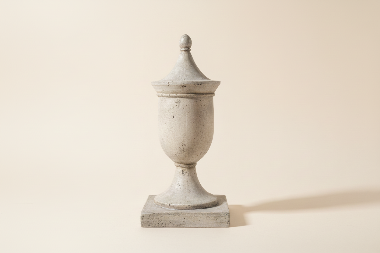 Short Ornate Table Top Sculpture