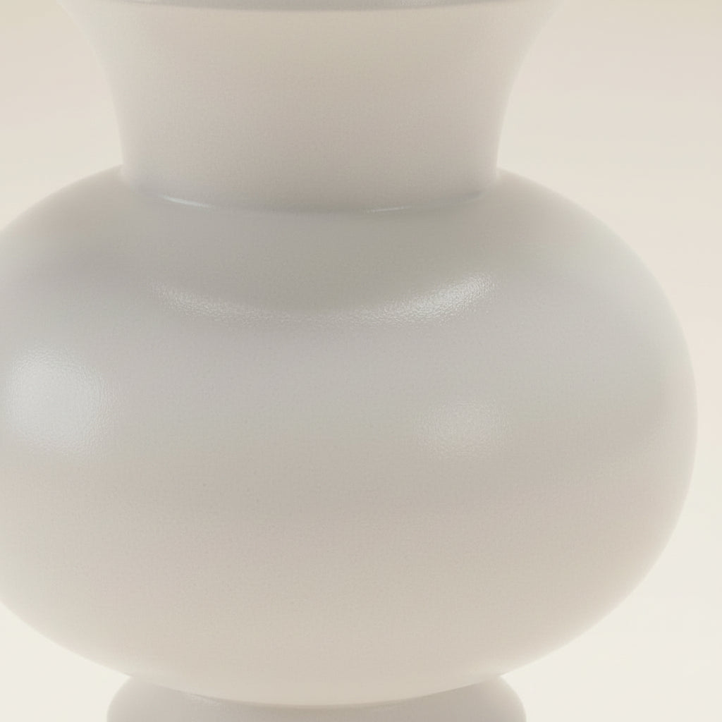 Wooden White Candle Stands 2pc set