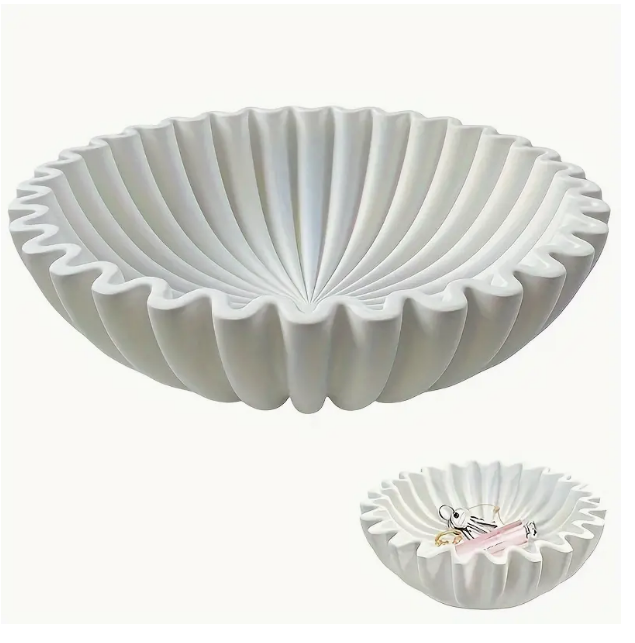 Scalloped Decorative Bowl