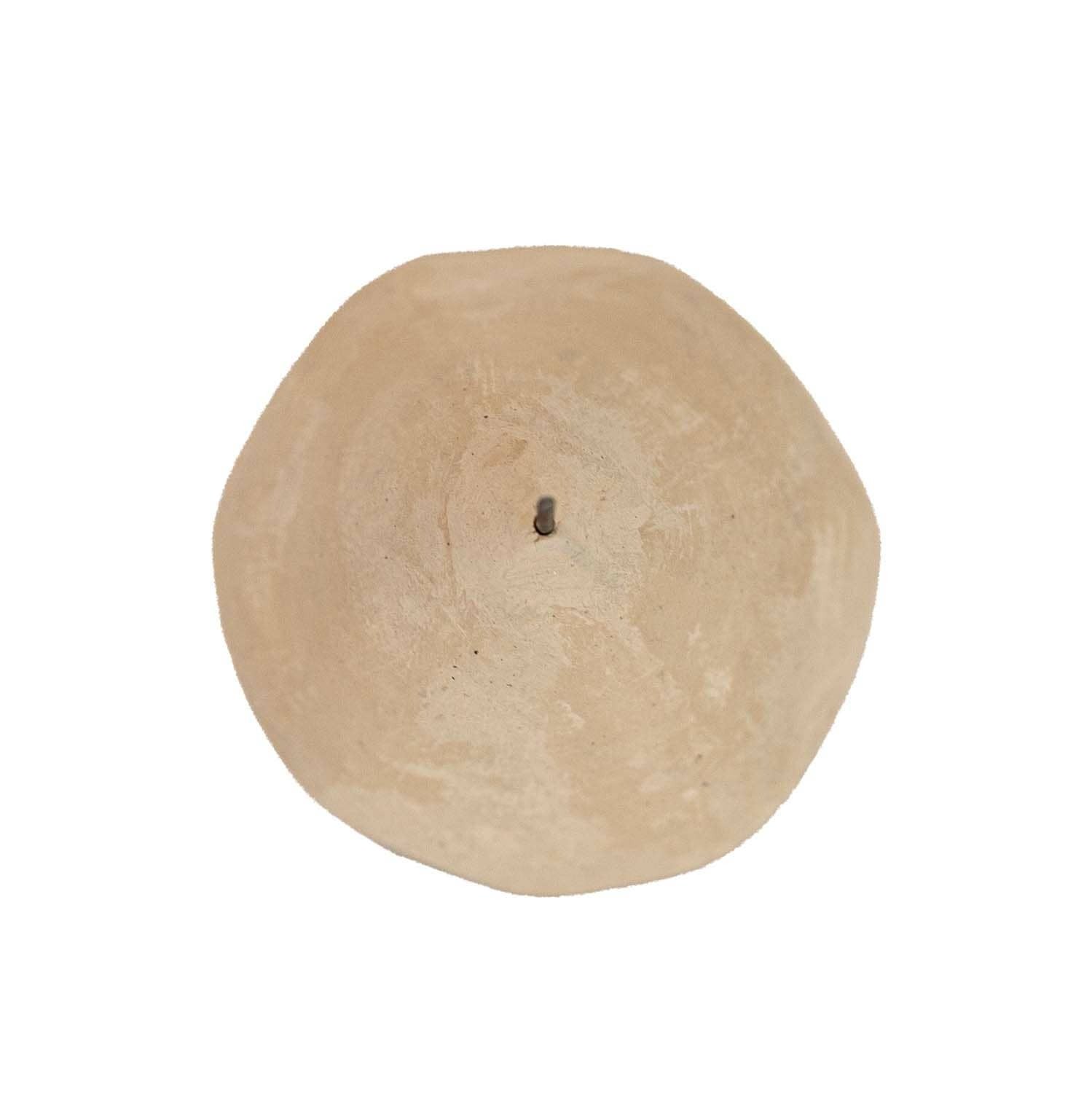 Foreside Home & Garden - Turner Decorative Pear Cream Paper Mache