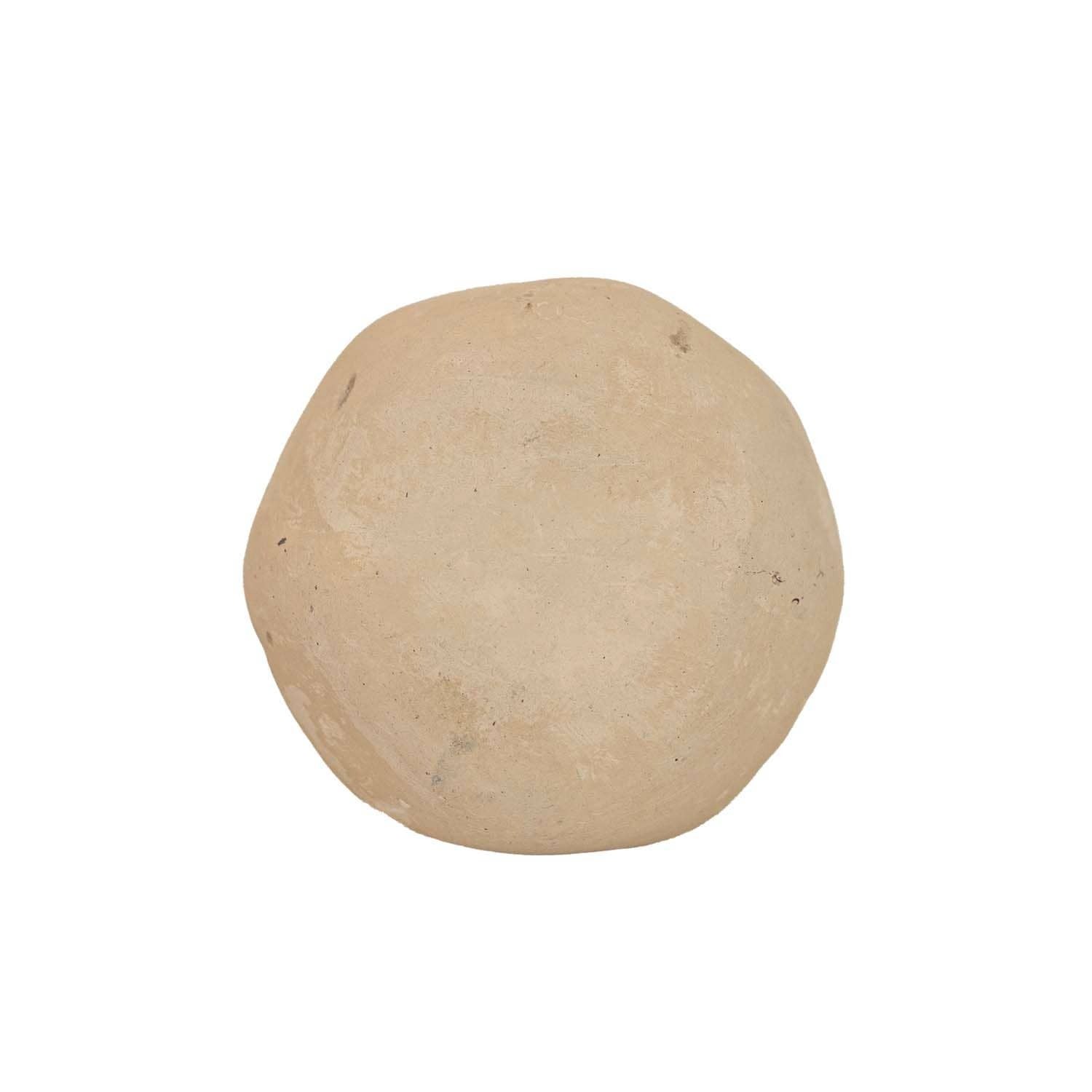 Foreside Home & Garden - Turner Decorative Pear Cream Paper Mache