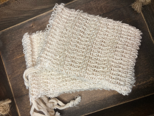Soap Saver Bag | Sisal Soap Pouch