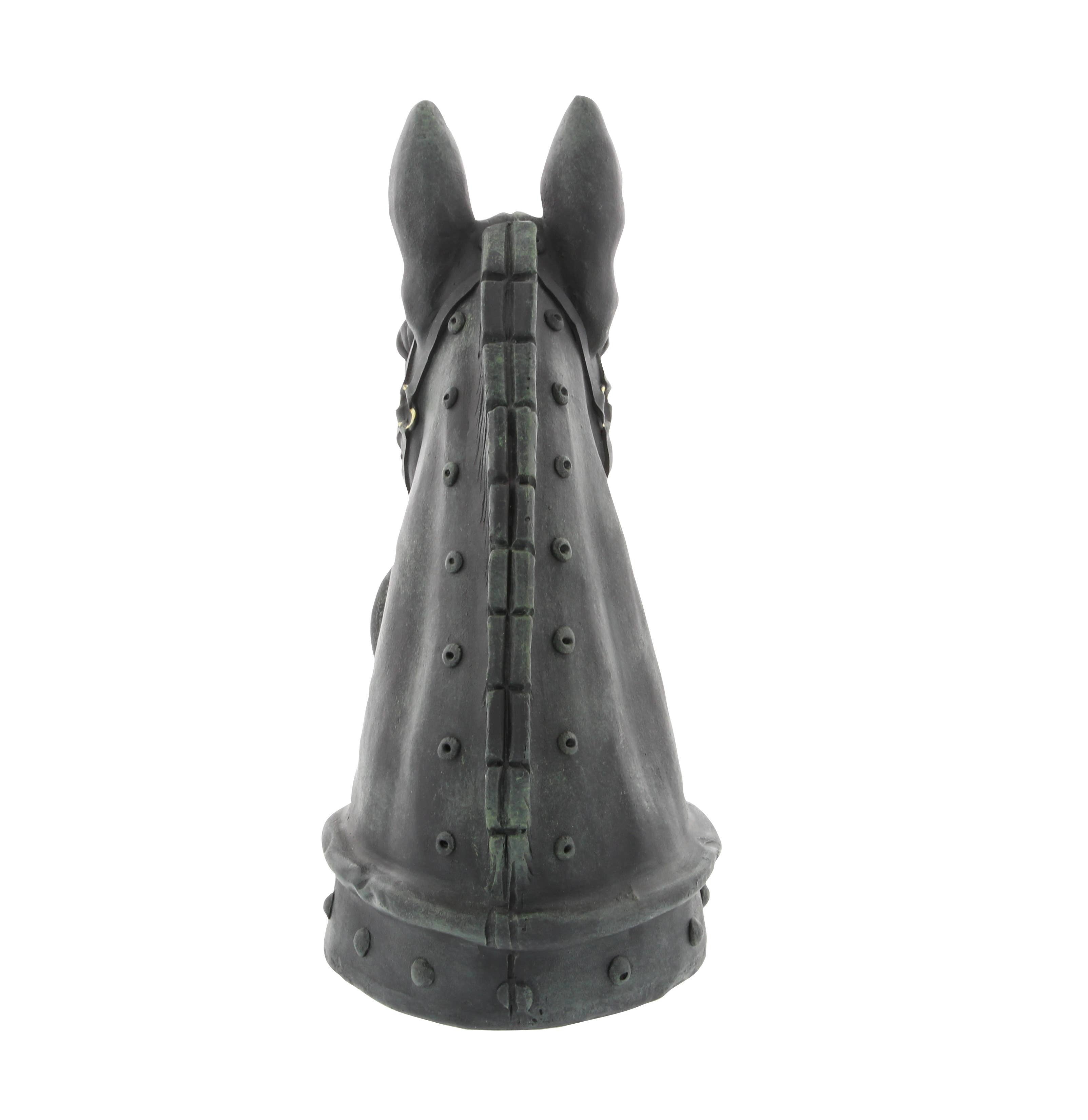 Traditional Black Polystone Sculpture Regular