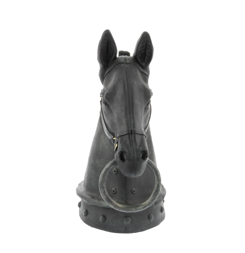 Traditional Black Polystone Sculpture Regular