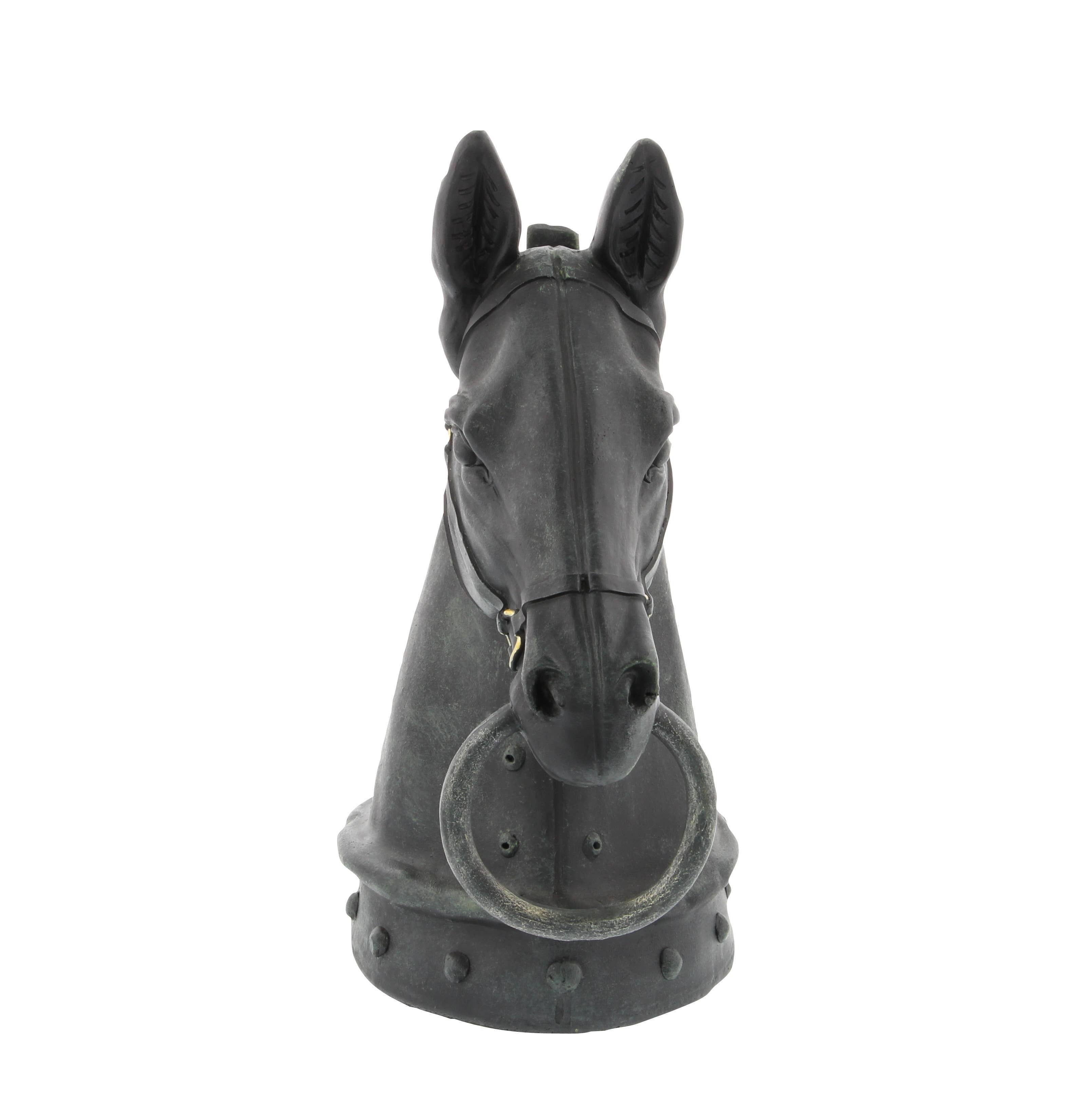 Traditional Black Polystone Sculpture Regular