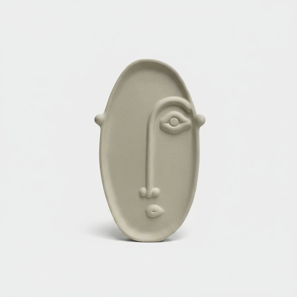 Baka Face Sculpture Vase