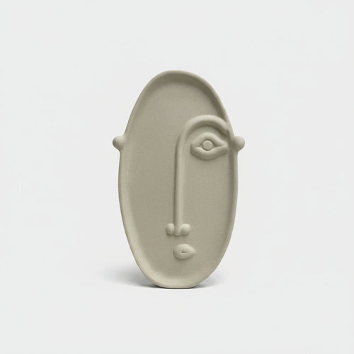 Baka Face Sculpture Vase