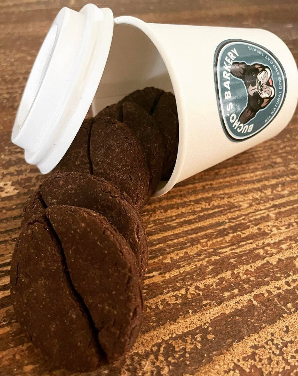 Bucho's Barkery - Carob Coffee Bean Cups Regular